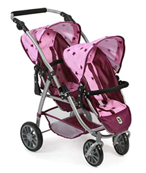Bayer Chic 2000 689 78 - Passeggino per bambole Tandem-Buggy Vario, Stars mora precio