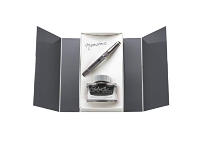 Pelikan 816939 - Penna stilografica a stantuffo Classic M205 Moonstone F + gemma Ink of The Year 2020 Moonstone 50 ml