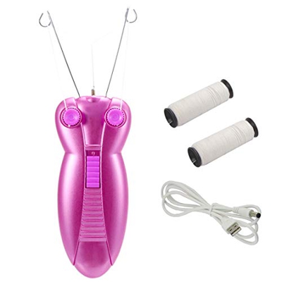 USB ricaricabile depilatore Epilatore di filo di cotone Hair Remover viso Trimmer per capelli per donne