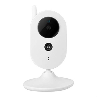Hakeeta Baby Monitor, Schermo LCD a Colori da 3,5 Pollici Videocamera Wireless, Supporto per Visione Notturna, Display della Temperatura, Ninna Nanna,