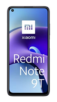 Xiaomi Redmi Note 9T 5G Smartphone, 4GB+128GB, 6,53” FHD+ DotDisplay 90Hz, MediaTek Dimensity 800U, 48MP Triple Camera, 5000mAh, NFC, Nightfall Black