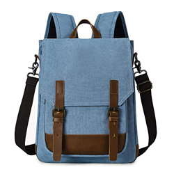 TAK Zaino Casual in Tela Borsa Tracolla Zaino Vintaje Zaino 2 in 1 Multifunzione backpack Zaino Uomo Donna Zaino Con Scomparto per Laptop per Scuola L características
