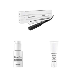 L’Oréal Professionnel Paris SteamPod 3.0 Piastra per Capelli Professionale a Vapore, 2 in 1 + Siero Protettore per Capelli, Liscio a Lunga Durata + Cr en oferta