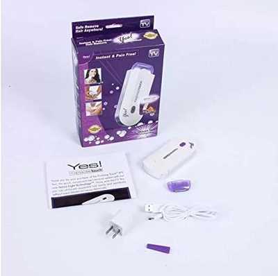 Yes. Finishing Touch epilatore rasoio, colore bianco