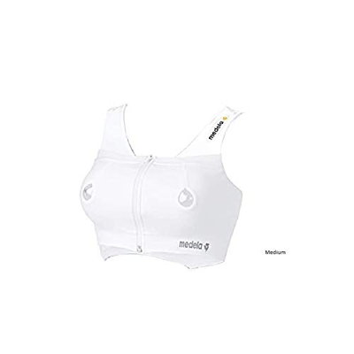 Medela, Corpetto Easy Espression, Reggiseno a Mani Libere, con Coppe Rinforzate, senza Spalline e Tessuto Elasticizzato per Ottima Vestibilità, Taglia