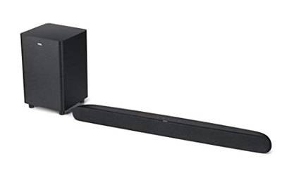 TCL Soundbar TS6110 per TV con Subwoofer Wireless, Bluetooth (32-inch Speaker, Dolby Audio, HDMI ARC, Montaggio a parete, Telecomando, tre modalità di