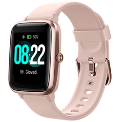 YAMAY Smartwatch Orologio Fitness Donna Uomo Smart Watch Android iOS Contapassi Cardiofrequenzimetro da polso Orologio Sportivo Bluetooth Touch Conta  características