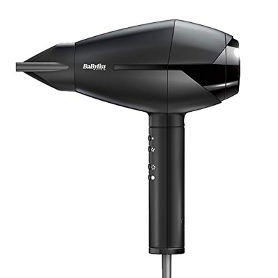 BaByliss 6720E 2300W Nero asciugacapelli asciugacapelli (nero, 1,8 m, AC Monocromatico, Italia, 2300 W)