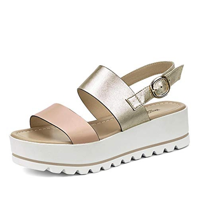 Sandalo da Donna NeroGiardini in Pelle Cipria E012581D. Scarpa dal Design Raffinato. Collezione Primavera Estate 2020. EU 36
