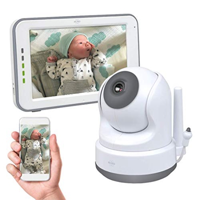 Elro BC3000 Baby Monitor Royale HD Babyphone con schermo tattile da 12,7 cm e app