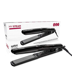 Salon Studio Professional - MySteam Piastra A Vapore Professionale Per Capelli - Controllo Temperatura 60-230°C, Riscaldamento Rapido e Serbatoio di R características