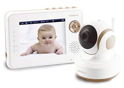 Availand Follow Baby - Baby monitor con telecamera motorizzata: segue automaticamente i movimenti del bebè