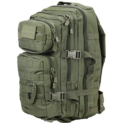 Kombat - Molle Da Assalto, Misura Piccola, 28 L, Colore: Verde Oliva
