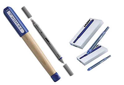 Lamy Stilografica Abc Principianti, Pennino: A Blu con 10 cartucce di inchiostro & Killer Ink