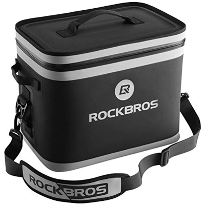 ROCKBROS Borsa Termica Impermeabile Rigida Borsa Frigo Eccellente Isolamento Grande capacità 20L Estetico Design 30 Lattine Contenibili per Campeggio/