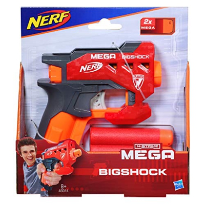 Hasbro 98696E35 - Pistola giocattolo Nerf N-Strike Elite MEGA BigShock [lingua tedesca]