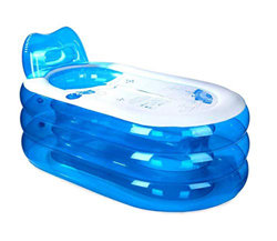 EST007 Bath Tub Vasca Gonfiabile Ispessimento, Vasca per Adulti, Secchio Pieghevole per Vasca da Bagno in plastica (145 * 80 * 70cm) precio