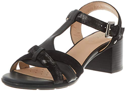 Geox D Marykarmen Mid Sandal Chiusura a T Donna, Nero (Black C9999), 36 EU precio