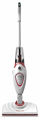 Black + Decker bds1616r scopa a vapore Steam Mop con 2 Pads e 1 tappeto aliante, 1600 W