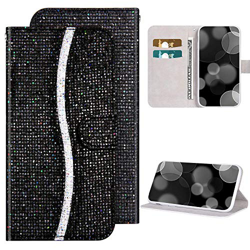 Cover Brillantini Flip Per iPhone 8 Plus, iPhone 7 Plus Glitter Bling Paillettes Pelle PU Libro Telefono Custodia Chiusura Magnetica Porta Carte Funzi características