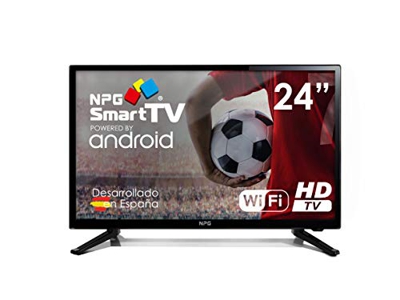 Smart TV NPG 24 pollici Android HD DVB-T2 WiFi Bluetooth PVR