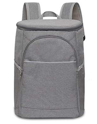 Lemongirl - Zaino da escursionismo con borsa termica isolata, zaino grande da campeggio, unisex, da viaggio, per picnic, pranzo, Uomo, WJ129-LightGray