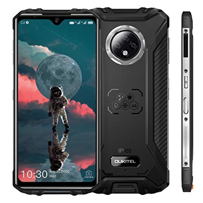 OUKITEL WP8 PRO IP68 Rugged Smartphone in Offerta,Android 10 Dual 4G telefono Impermeabile Antiurto con NFC,Batteria 5000mAh,4+64GB ROM,6.49''HD Scher