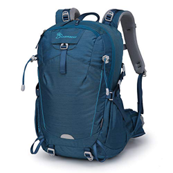 MOUNTAINTOP 35L Zaino Trekking Outdoor Multifunzione Zaino per Uomo Donna da Escursionismo Campeggio Viaggio Zaini con Copertura della Pioggia, Blu in en oferta