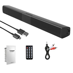 rongweiwang 4.2 Bluetooth Wireless Sound Bar e soundbar 4.2 Bluetooth Wired o Home Theater Soundbar 20W dell'altoparlante TV/PC/Cellulari/da Gioco características