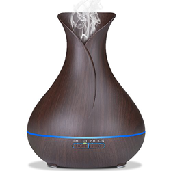 Sealive- Diffusore di Olio Essenziale, umidificatore, nebulizzatore Fresco per aromaterapia, con 7 luci a LED a Colori, Auto spegnimento Senza Acqua e en oferta