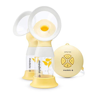 Medela Swing Maxi Flex tiralatte elettrico doppio, tiralatte con imbuto Flex(taglia SyM inclusa) che si adatta alla forma del corpo materno, sistema 2