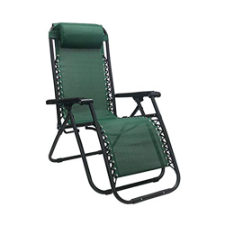 Totò Piccinni Sedia Gravity gravità Zero Sdraio da Giardino Poltrona Relax Pieghevole Salvaspazio Tubolari Acciaio 24mm Reclinabile Tessuto in Textile en oferta
