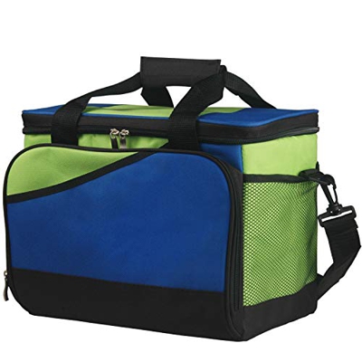 Felokont Borsa Termica Porta Pranzo Borsa Frigo Isolato per Alimenti Mantenere Caldo o Freddo per Picnic/Barbecue/Campeggio 19L Verde