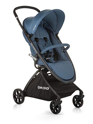 Be Cool Light Passeggino, da 0 a 15 Kg, Pieghevole Compatto, Sospensione a 4 Ruote, Capottina Parapioggia, Be Wind