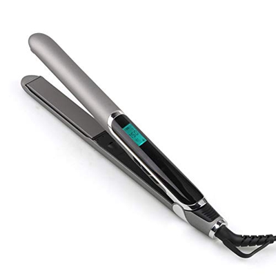 GAOWF Piastra per Capelli in Titanio da 1/4 '' in Acciaio Inossidabile Fino A 750F Piastra Professionale per Ferro da Stiro Elettrico Rapido