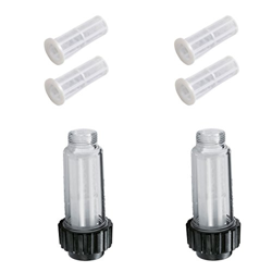 2 x filtro acqua, set da 3 pezzi, adatto per idropulitrici Kärcher Kränzle Nilfisk-Alto Bosch Stiehl Kingkraft con filettatura 3/4", incluso AG 4.730- precio