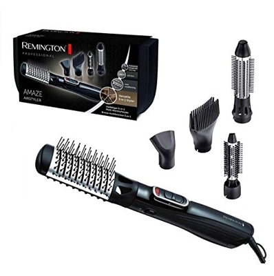Asciugatrice per ferro arricciacapelli, Remington Amaze AS1220 Set 5in1, asciugatrice, ferro arricciacapelli, acconciatura, festa, acconciatura elegan