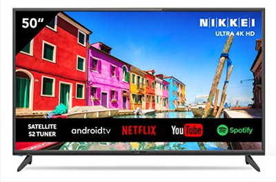 Nikkei NU5018S Smart TV Televisore intelligente LED Ultra HD - con WiFi integrato - 3840 x 2160 (50 pollici - 127 cm)
