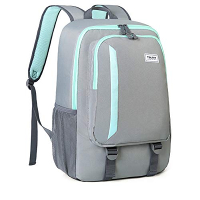 TOURIT Zaino Termico con capacità di 25 Litri Zaino da Picnic Borsa Termica a Zaino per Campeggio Grigio