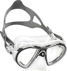 Cressi Air Mask, Maschera Subacquea Professionale Unisex-Adulto, Trasparente/Nero/Bianco, Taglia unica características