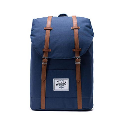 Herschel 10066-00007 Retreat Navy/Tan Synthetic Leather