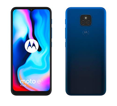 Motorola Moto E7 Plus - Smartphone 64GB, 4GB RAM, Dual Sim, Navy Blue