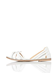 FIND Open Toe Hurrache Sandali a Punta Aperta, Bianco (White), 39 EU precio