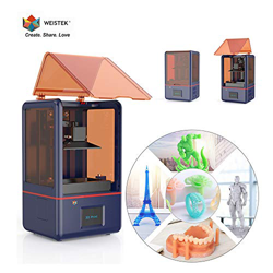 Weistek Stampante 3D LCD Stampante 3D Photocuring UV con matrice parallela Luce UV 405nm, schermo 5.5K 2K, binario lineare doppio asse Z e stampa 4.72 características