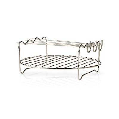 NEDIS KAAF1FR Griglia per friggitrice ad Aria | Diametro 18 cm