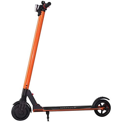 Monopattino elettrico Denver SCO-65110ORANGE. Motore da 250 W. Motore Telaio in alluminio. Max. 20 km / h Percorrere fino a 12 km per carico. Ruote 6.