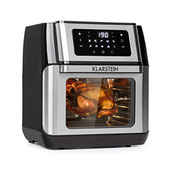 KLARSTEIN AeroVital Fry - Friggitrice ad Aria Calda, 3D-heating System: 1500W, Volume XL: 10L, 9 Programmi, Cool Touch Housing, Timer 60 Min, Termosta precio