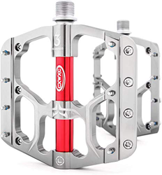 CXWXC Pedali per Bicicletta 9/16 Pollici, Pedali Antiscivolo per Mountain Bike, Pedali in Lega di Alluminio, Superficie 3 Supporti sigillati per MTB B precio