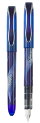 Zebra Fuente - Penna stilografica usa e getta, confezione da 12, colore blu características