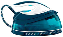 Philips PerfectCare Performer - Centro per stiratura, colore: blu 5,8 bar blu características